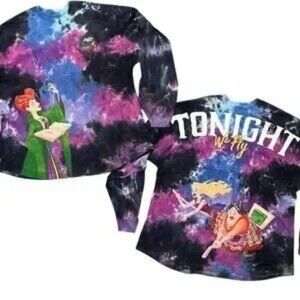 Disney Spirit Jersey Hocus Pocus Tie Dye Long Sleeve Top